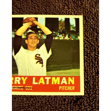 1960 Topps # 41 RC Barry Latman Chicago White Sox Pitcher 3.5 VG+ Condition