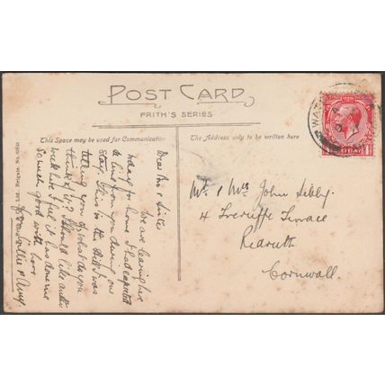 Countisbury Hill, Lynmouth, Devon, 1924 - Frith's Postcard