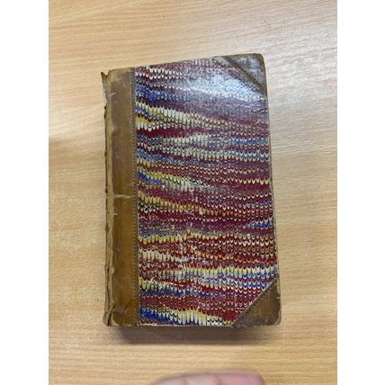 1863 SIR WALTER SCOTT "QUENTIN DURWARD / ST RONAN'S WELL" ANTIQUE HB BOOK (P4)