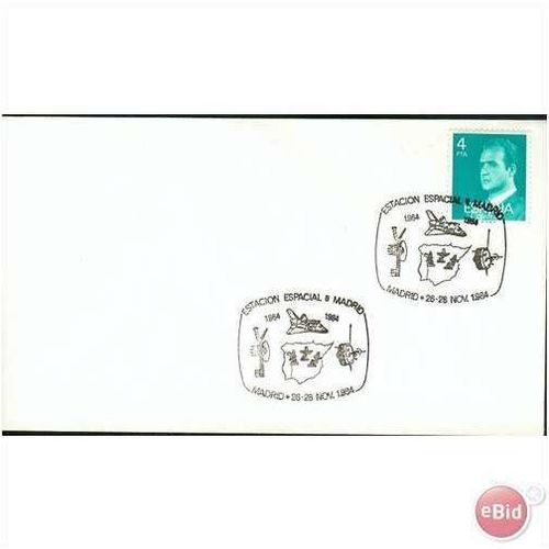 Spain FDC 1984 - SHS - Space Station commemoration
