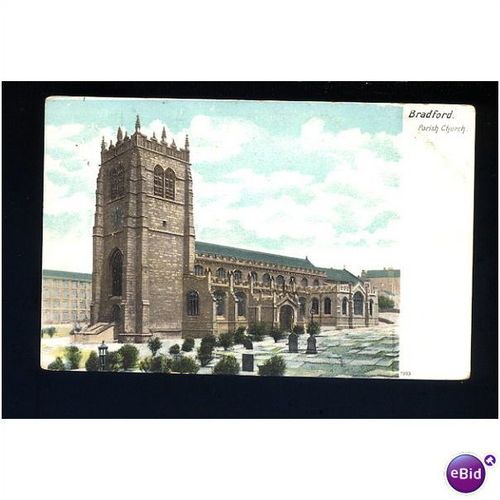 Yorkshire BRADFORD Parish Church Postcard by Hartmann (1503)