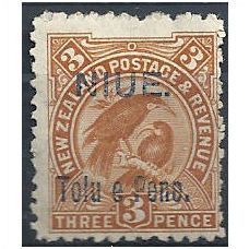 Niue 1903 SG13 3d.Yellow-Brown Mounted Mint.