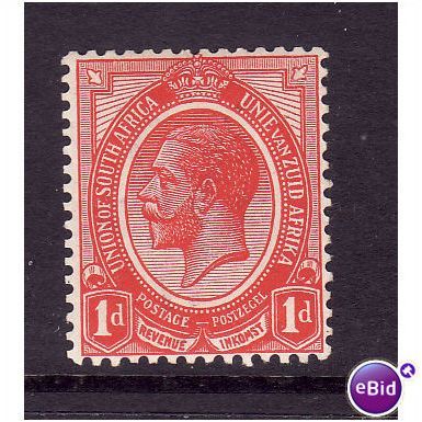 SOUTH AFRICA 1913 1d ROSE RED SG 4 U/M MINT