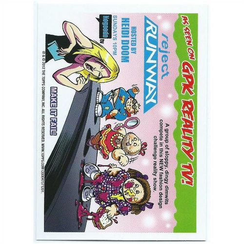 2012 Topps Garbage Pail Kids - #53a - Clipper Claire
