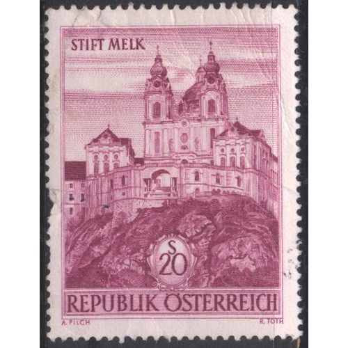 Austria 1963 - 20s pink - Melk Abbey - used