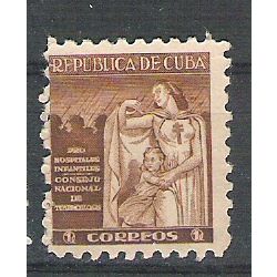 Cuba N° Bienfaisance 8 OBLITERE ( USED )