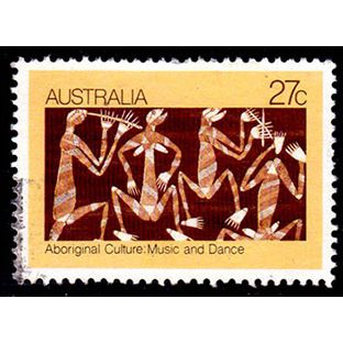 Australia 1982 Aboriginal Culture 27c Used Stamp.