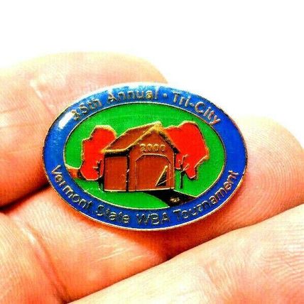 Vintage Bowling 2000 WBA Tournament Vermont State 35th Annual Tri-City Pin B13