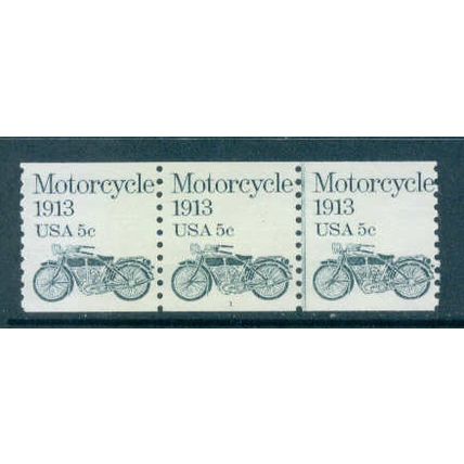 1899 5c Motorcycle Fine MNH Dry Gum PNC 1/3 W0530