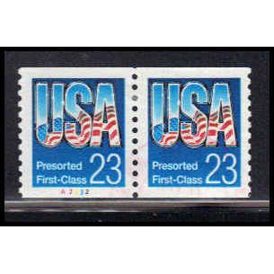 Used 2606 23c USA Very Fine CNP Left A2232 PA1454