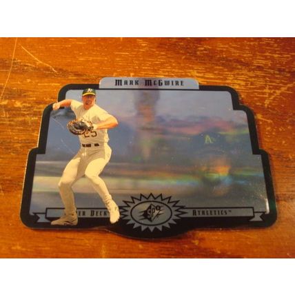 1996 Upper Deck SPx, 3-Cards, 2-HOF, McGWIRE/SANDBERG/PIAZZA