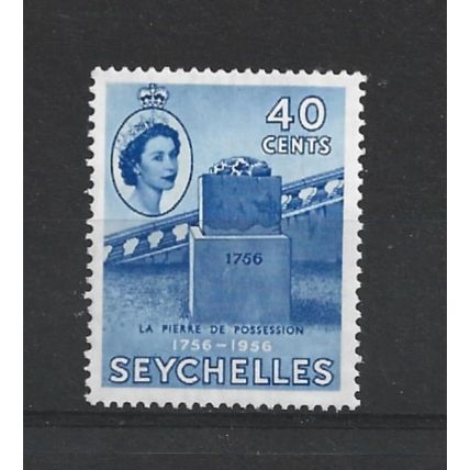 Seychelles.SG189 40c "La Pierre de Possesion".Mounted Mint.Sep24a