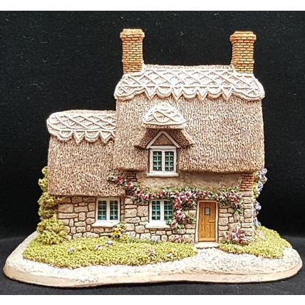 Lilliput Lane Ploughmans Cottage Thatched Collectable Vintage Ornament