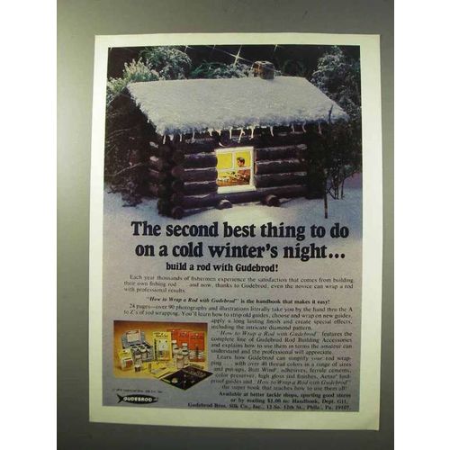 1977 Gudebrod Fishing Rod Building Accessories Ad