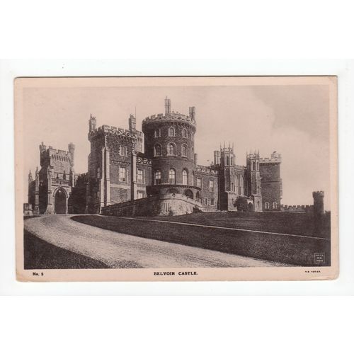 Belvoir Castle Leicestershire RP Postcard