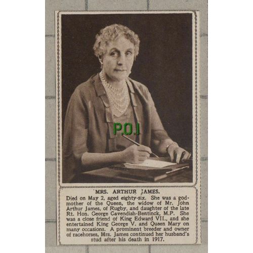 C1307) Mrs Arthur James John Arthur James Rugby Racehorses - 1948 Clip
