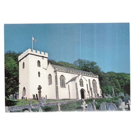 CHURCH, SELWORTHY, SOMERSET unused vintage postcard by Judges.. National Trust =