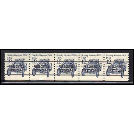 2132b 12c Stanley Steamer Very Fine MNH Dry Gum PNC 1/5 X2045