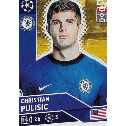 Topps UEFA Champions League 2020/21 Stickers: CHE17 - Pulisic