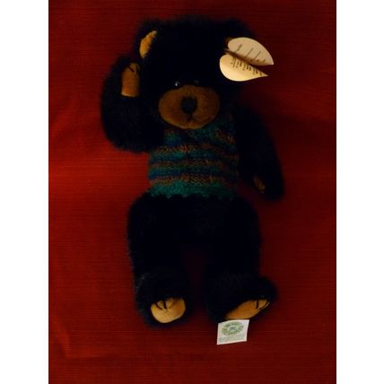 BORIS TY COLLECTIBLE ARTICULATED RETIRED BEAR IN SWEATER VEST 1993