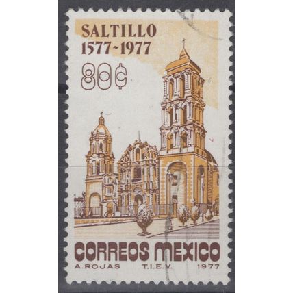 ZAYIX - Mexico 1154 Used Saltillo Cathedral Architecture 071422S64