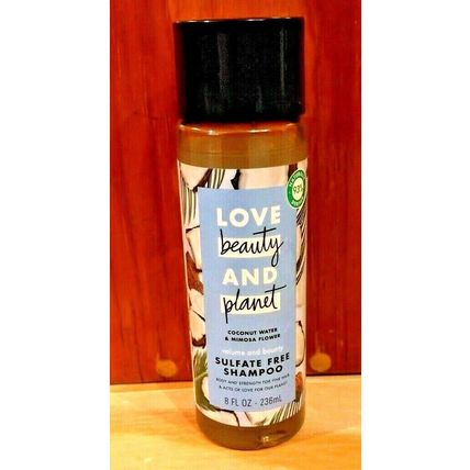 Love Beauty and Planet Shampoo Coconut Water & Mimosa Flower Sulfate Free 8 Oz