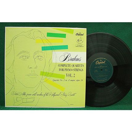 Victor Aller/Hollywood String Qt. - Brahms: Complete Qt.-Vol. 2 - P 8378 - NM