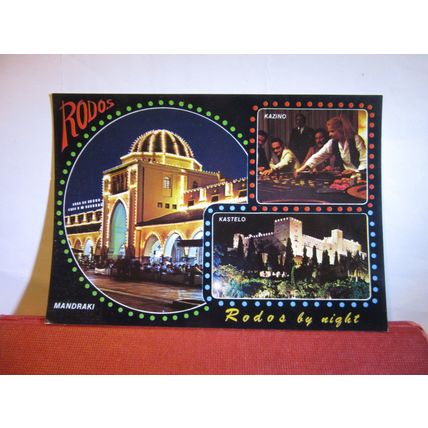 multiview, RHODES, GREECE unused postcard #