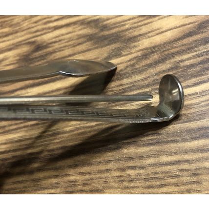 Vintage Czech Republic Tobacco Pipe Tool 3 In 1 Folding Spoon Reamer Tamper