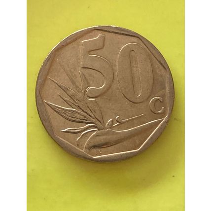 Umlaufmünze Südafrika 50 Cent 2008
