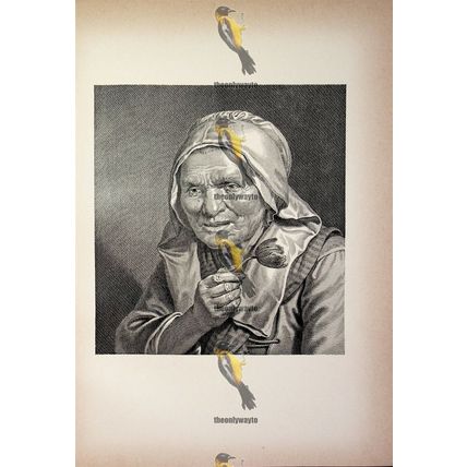Soeur De La Bonne Femme De Normandie, J-G Wille, Book Illustration (Print), 1902