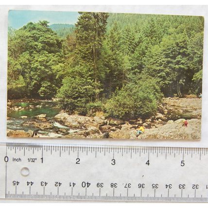 1977 postcard Betws-Y-Coed, Caernarvon, Wales