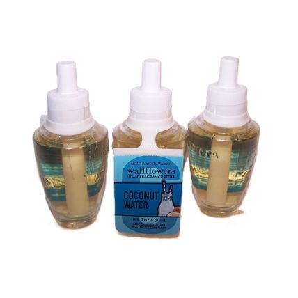 Coconut Water Wallflower Home Fragrance Bulb x3 Bath and Body Works