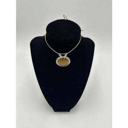 Laura Ramsey Eye Slide Pendant Women's Jewelry Sterling Tigers 925 LR Marked