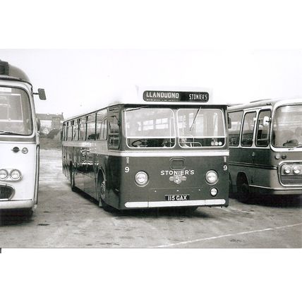 Black & White Photo of W. Stonier & Sons Ltd. of Goldenhill - 115 GAX ex. Jones