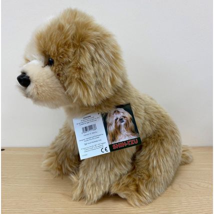 Shih Tzu Golden 12" toy dog as it is, personalised, gift wrapped, 3 options