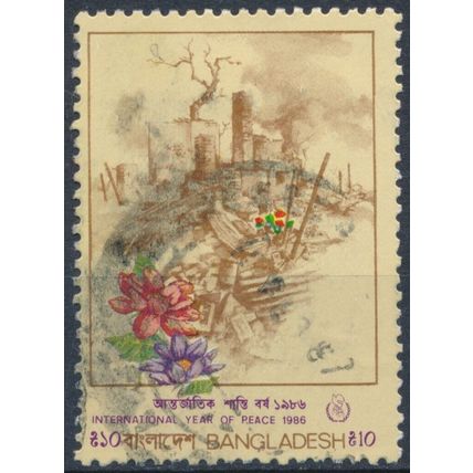 International Peace Year: 10t - Bangladesh 1986 - F H - SG 273