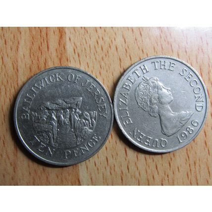 Jersey 1986 Elizabeth ll 10p Coin