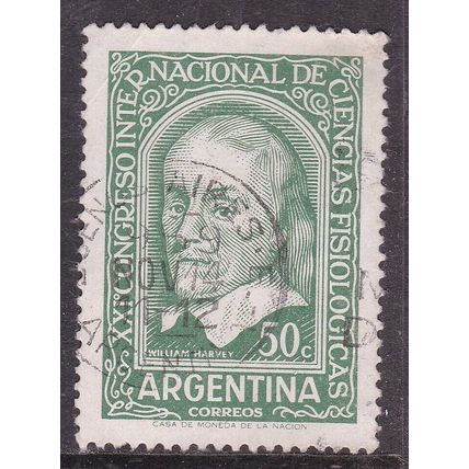 Argentina 1959 William Harvey 50c Fine Used SG 943 VGC