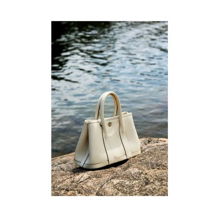 Genuine Leather Women Handbag and Shoulder Bag White