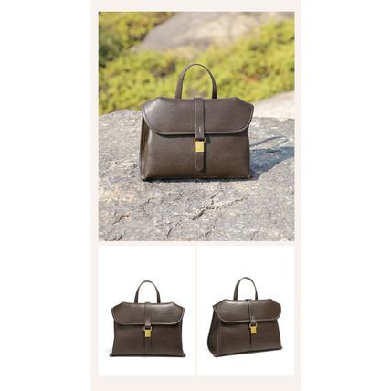 Genuine Leather Women Handbag and Purse Brown