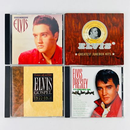 Elvis Presley 4xCD Lot #4 Gospel, Christmas, Jukebox Hits