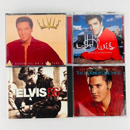 Elvis Presley 4xCD Lot #2 Number Ones, 50s, Christmas