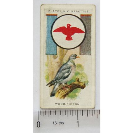 1933 Player's Boy Scout & Girl Guide Patrol Signs & Emblems No. 25 Wood-Pigeon