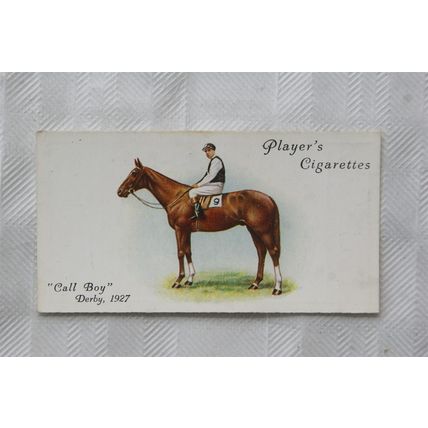 1933 Players Derby & Grand National Winners No. 20 Call Boy, Derby 1927
