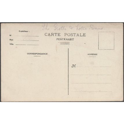La Grotte, Pensionnat des Dames de St-Charles à Péruwelz, c.1920 - CPA