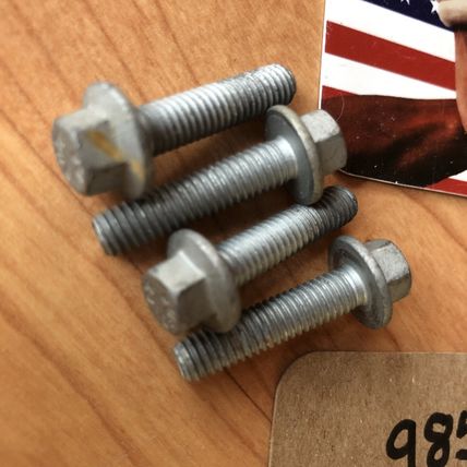 Genuine M6x25 Volvo 985182 Bolt Hardware Quantity 4 For ECU / Trim Screw Etc……
