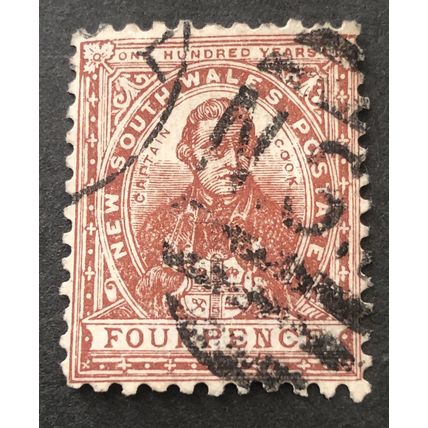 AUSTRALIAN STATES..-new south wales SG 255 USED 4d #1