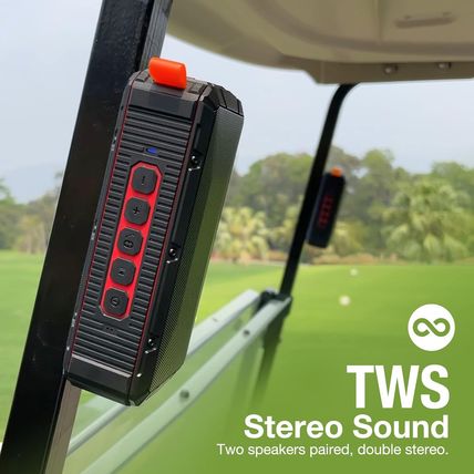 Pro Portable Magnetic Bluetooth Golf Speaker Wireless Waterproof Ipx6/Shockproof