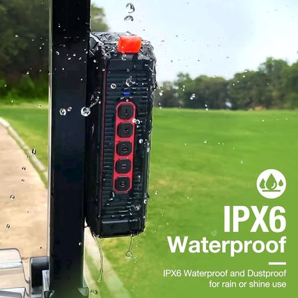 Pro Portable Magnetic Bluetooth Golf Speaker Wireless Waterproof Ipx6/Shockproof